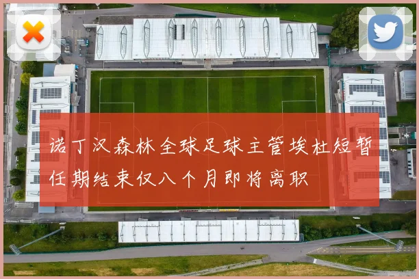 诺丁汉森林全球足球主管埃杜短暂任期结束仅八个月即将离职